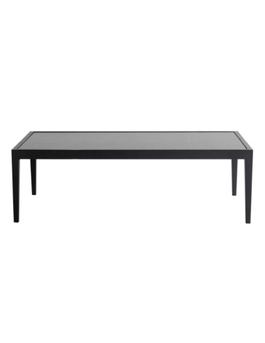 ¡OUTLET! Mesa auxiliar de jardín SVEN 125x65 cm color negro Hartman®