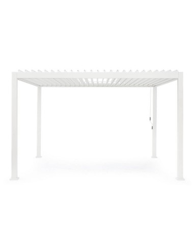 Pérgola bioclimática SALITRE 3x4 m. Blanco. Terraza®