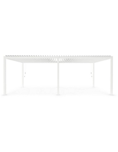 Pérgola bioclimática SALITRE 3,6x7,2 m. Blanco. Terraza®