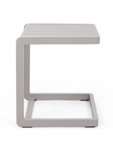 Mesa auxiliar de jardín MÓNACO color gris niebla Terrazza®