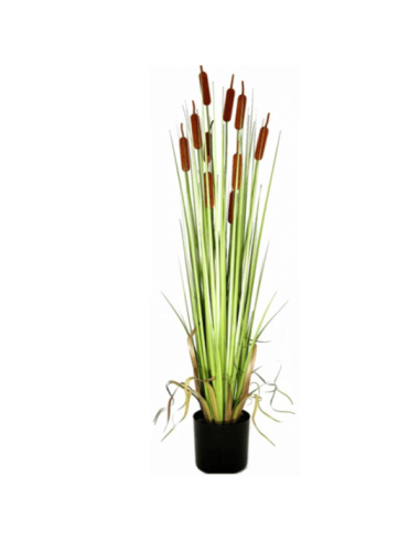 Planta artificial Hierba Grass realista con maceta